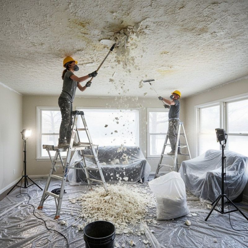 Popcorn Ceiling Renovation in Waco, TX